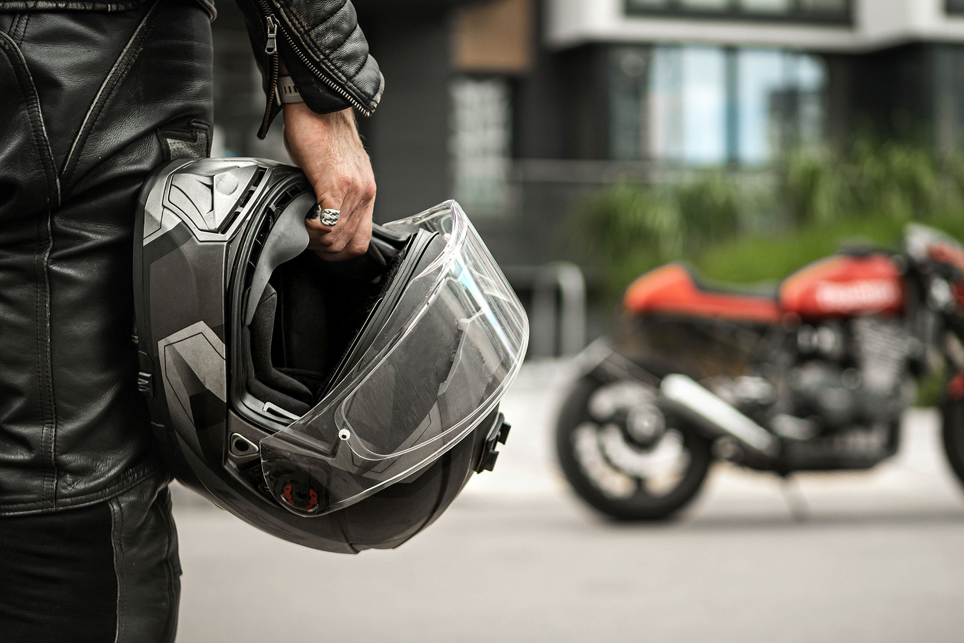 Casco Moto Integrale Doppia Visiera Ixs 216 2.0 Nero Opaco Verde 88679 Zoom